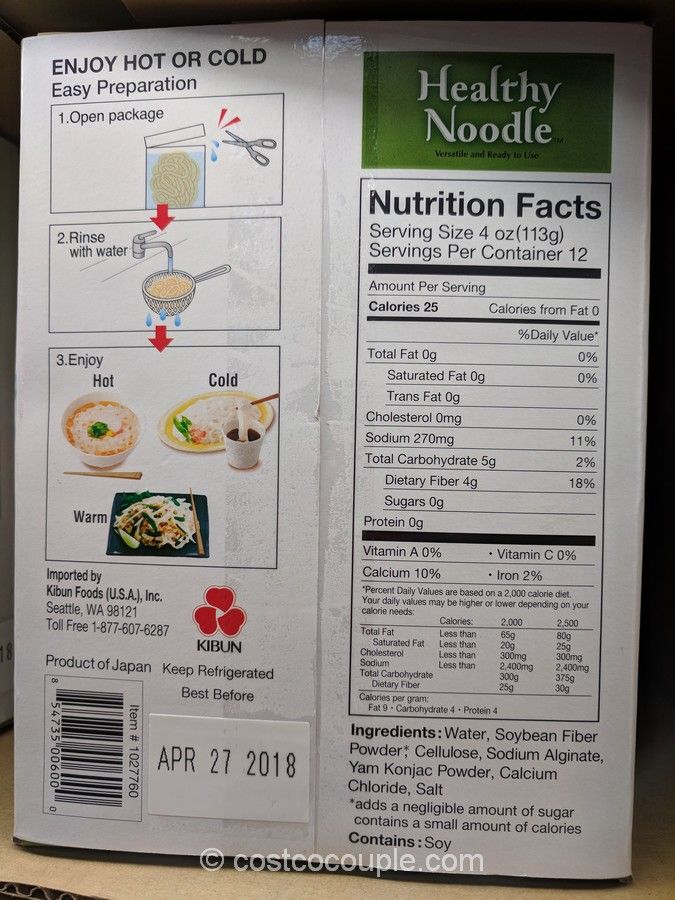 Featured image of post Healthy Noodle Costco Nutrition