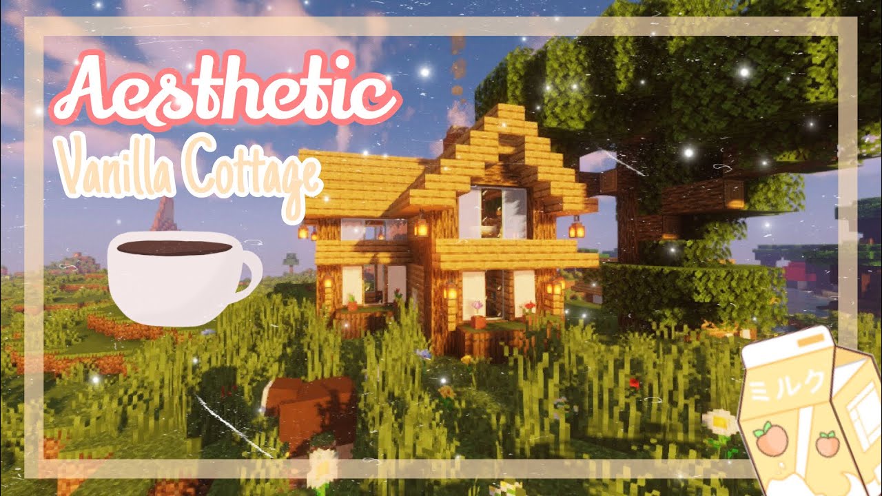 pic Small Cottagecore Minecraft House Vanilla aesthetic minecraft vanilla cottage cute build decorate